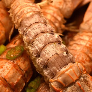 【大活虾现做】舟山椒盐皮皮虾即食零食鲜活海鲜熟食盒麻辣虾姑虾