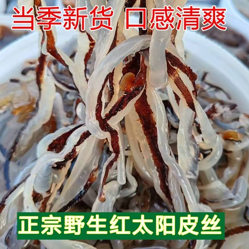 岱山野生海蜇正宗红太阳棉哲皮海海蜇