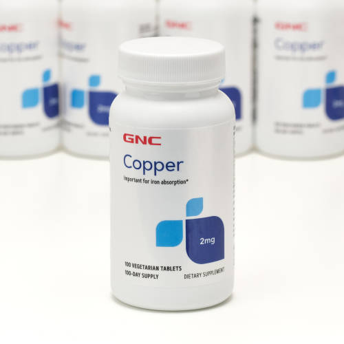 美国GNC铜2mg100片帮助铁吸收