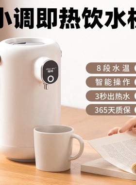 小调出水即热饮水机台式家用小型便携3秒速热桌面饮水器可调温度