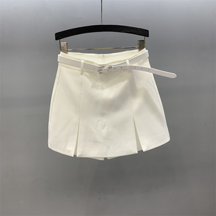 新款 清仓断码 裙女2026夏季 短裤 高腰显瘦双开叉a字包臀半身裙 西装