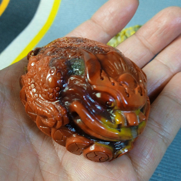 正宗宣化战国红精品 100%纯天然战国红玛瑙摆件 实物图 ZG011