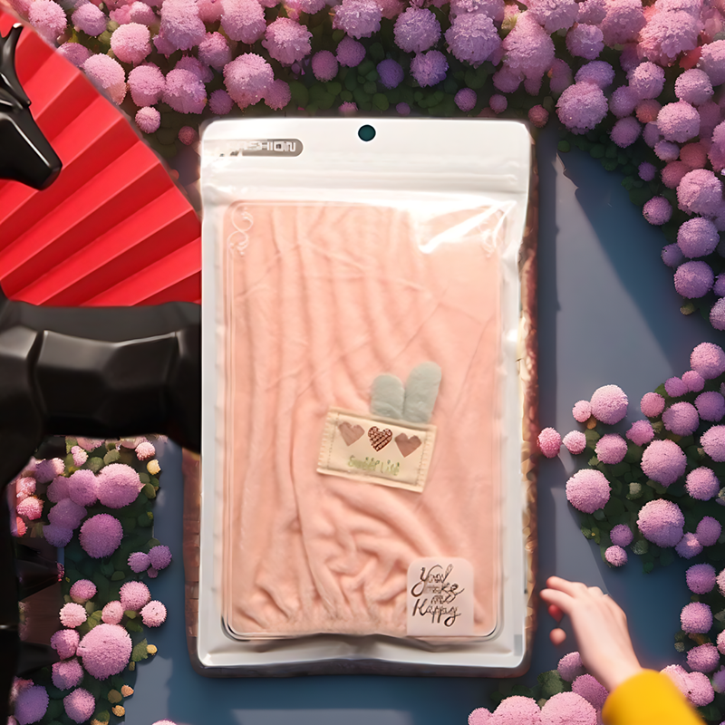 英文套袖包装袋内裤袜子自封打底裤舞蹈袜手套冰袖透明皮筋发圈袋