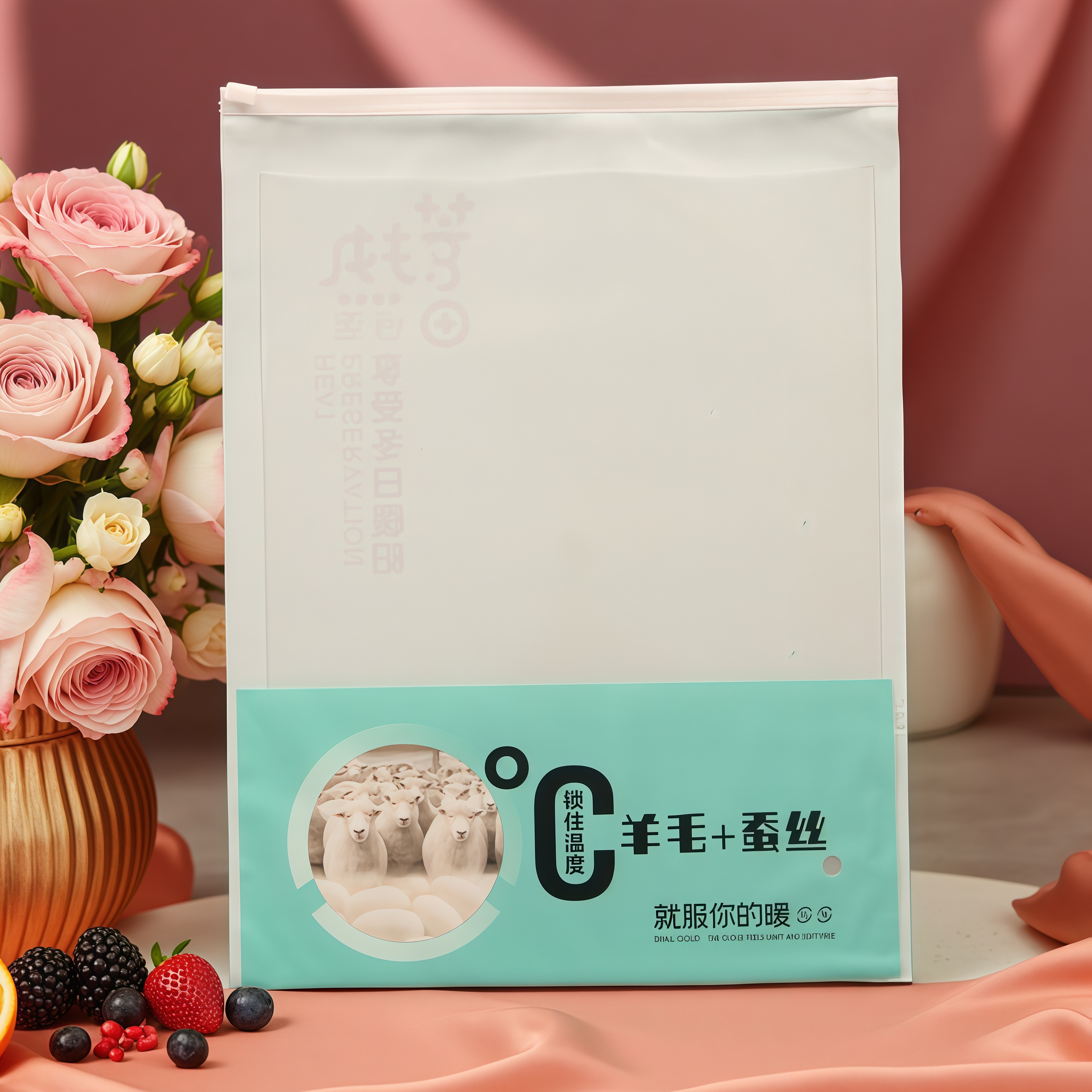 羊毛蚕丝包装袋保暖内衣加绒打底裤透明袋背心打底衫衬衣衬裤袋子
