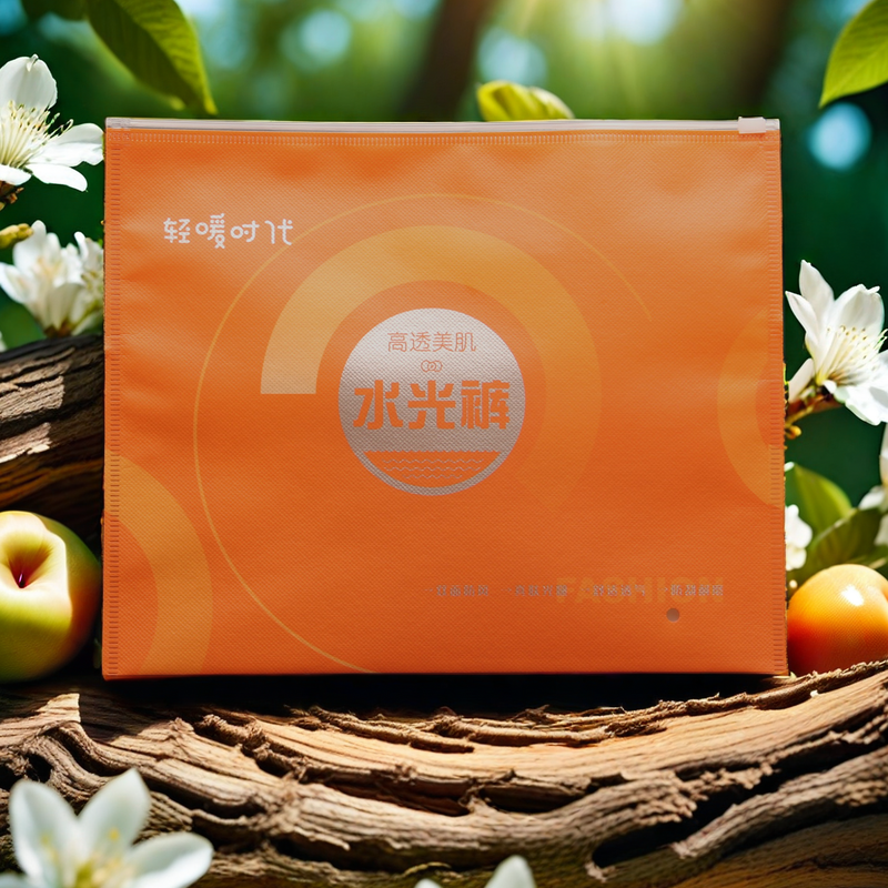 水光裤无纺布包装袋加绒打底裤皮裤水光裤拉链袋连裤袜袋子现货