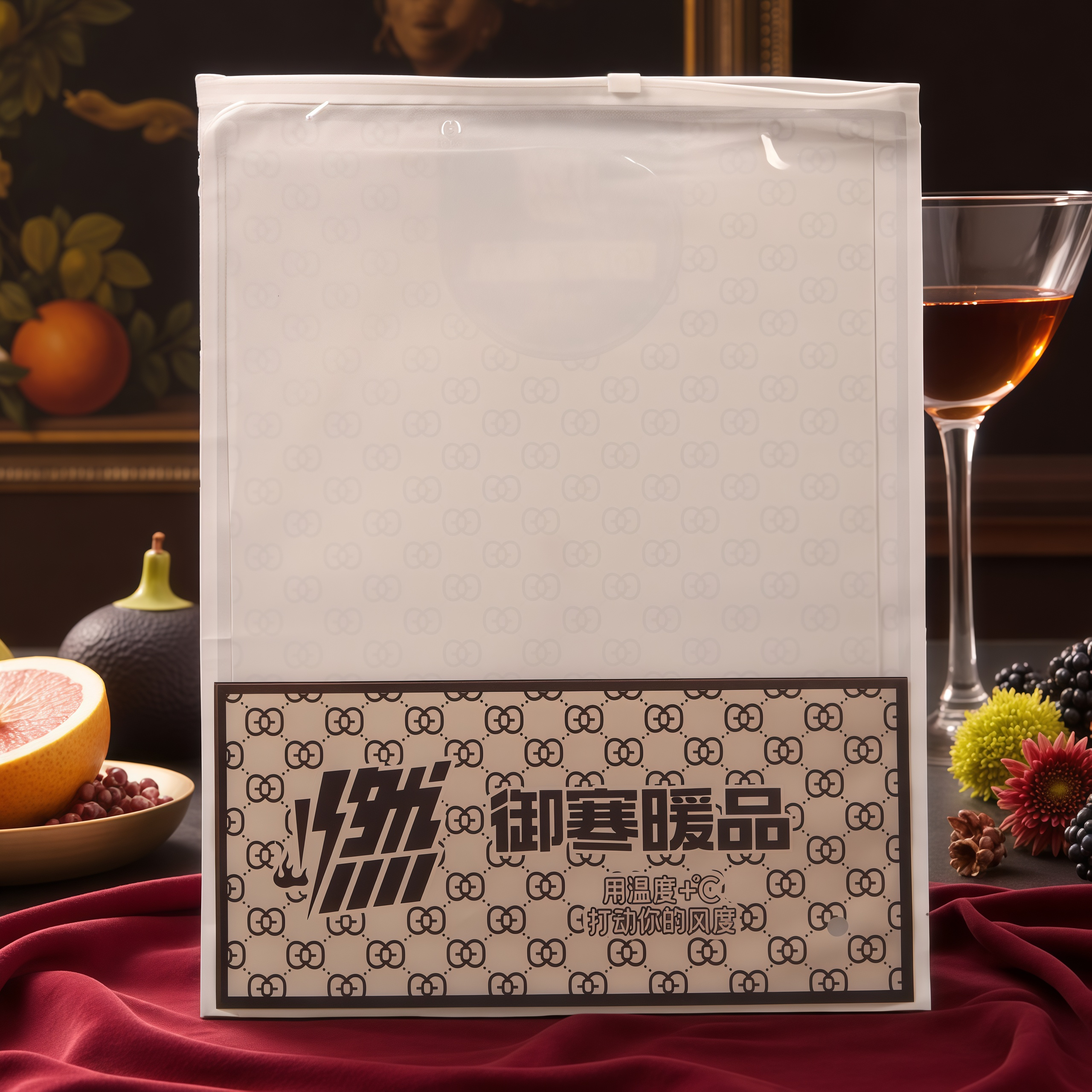 冬季保暖内衣包装袋加绒打底裤透明袋加绒背心发热内衣衬衣衬裤袋