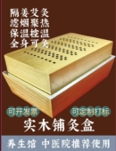 无烟铺灸盒新铺灸 隔姜灸艾灸盒谢氏铺灸盒木制腰腹部灸箱督脉灸