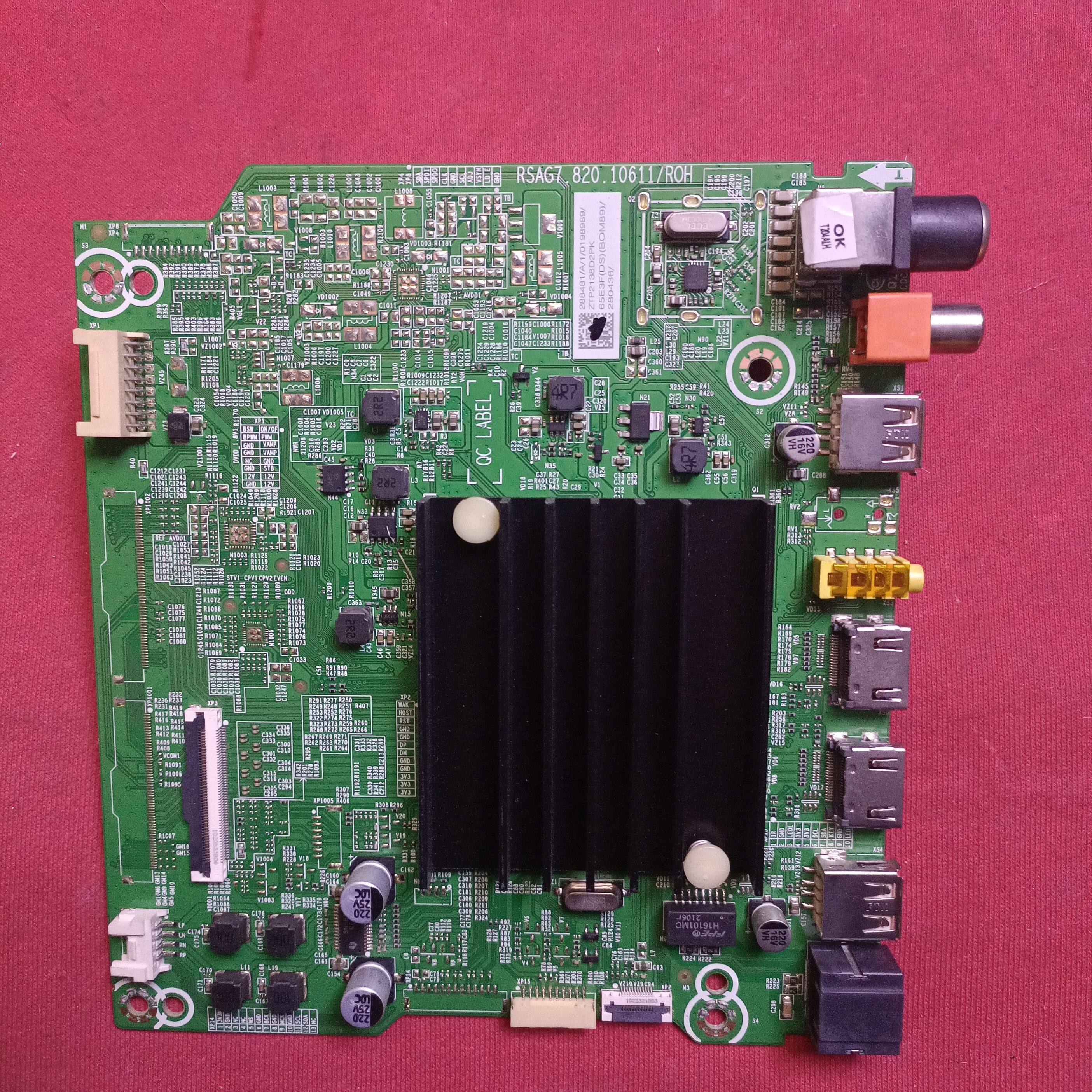 原装海信 65E3F主板RSAG7.820.10611(BOM89/10/6)屏HD650Y1U41-B1 - 实物图