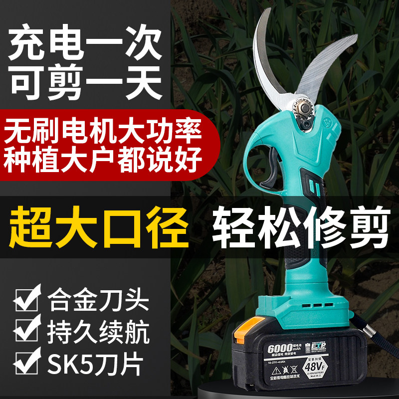 电动大蒜剪专用锂电充电式无线无刷火龙果剪花椒剪刀切蒜剪