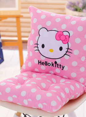 办公室坐垫靠垫可爱卡通HelloKitty凯蒂猫加厚学生椅子座垫靠背