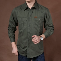 Весенняя комфортная хлопковая цветная рубашка, тренд сезона, большой размер