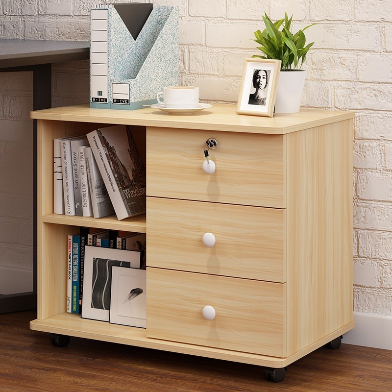 .wooden  file multi-storey Drawers Lock Office computer desk Storage move Storage Cabinetin the Business/Office Furniture , Office Furniture , Cabinet Office , File Cabinet  category - from Buy2taobao.com to provide professional Taobao agent buy service