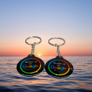 谷歌好评nfc215标签谷歌NFC钥匙扣NFC扣Google评论卡手机碰一碰点