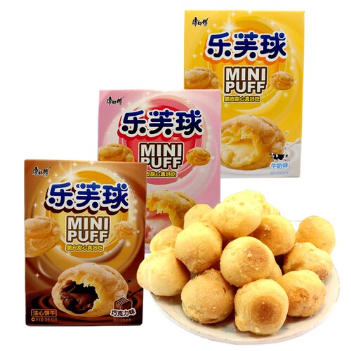 康师傅乐芙球50g巧克力草莓牛奶