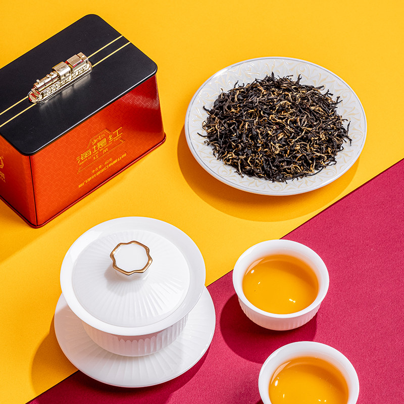 中茶海堤精品海堤红一芽一叶红茶花果香331N160克/盒24年8月批次,茶,特色产区红茶,淘宝优惠券,粉丝福利购,淘宝优惠卷