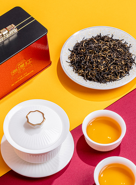 中茶海堤精品海堤红一芽一叶红茶花果香331N160克/盒24年8月批次