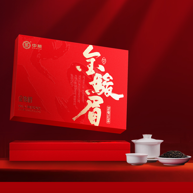 中茶海堤金骏眉红茶叶礼盒