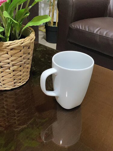 瓦德拉大杯白色300毫升马克杯喝水杯子石瓷茶咖啡杯宜家国内代购