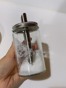 宜家代购国内斯特伦哈白砂糖瓶透明玻璃厨房调味瓶子罐子350毫升