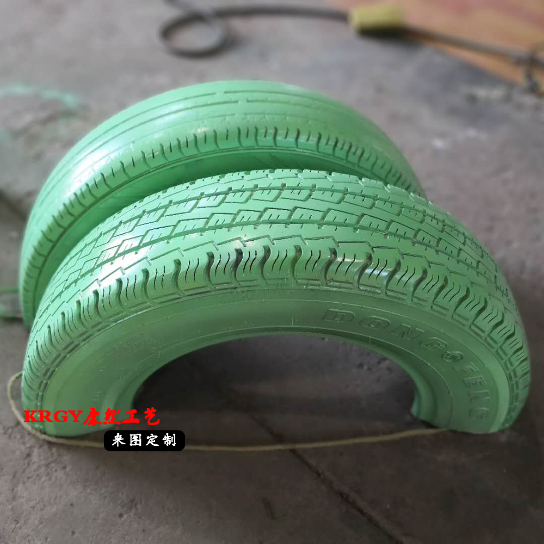 定制轮胎创意彩色涂鸦艺术