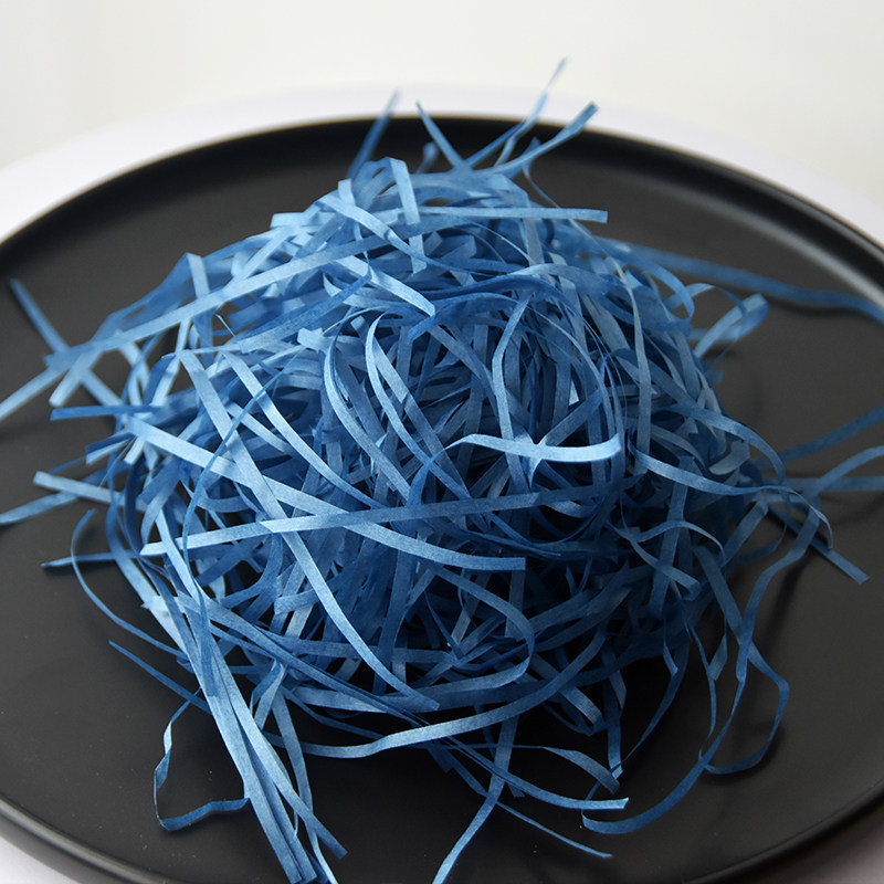 拉菲草 碎纸丝 礼品盒填充纸丝 喜糖盒填充物 时尚蒂凡尼蓝等多色