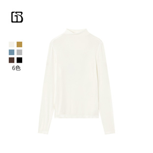 GOLDEN 202502 BARRY基础百搭叠穿半高领天丝羊毛打底衫