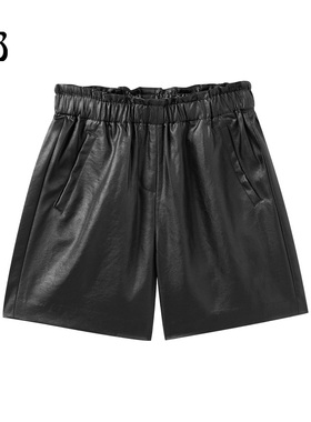 【超值特价】GOLDEN BARRY休闲黑色短裤561021