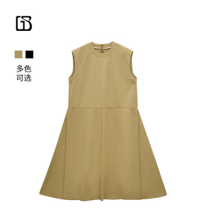 【超值特价】GOLDEN BARRY高级时髦无袖背心连衣裙女307120