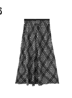 【超值特价】GOLDEN BARRY休闲时尚气质百搭淑女纹毛织半裙314045