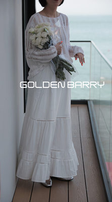 金和百瑞|GOLDEN BARRY 246411上衣慵懒风一字领镂空钉珠针织衫