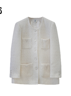 【惊喜五折】GOLDEN BARRY经典气质小香风外套124070