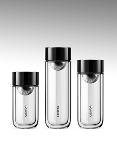 LEIDFOR雷德夫 G5 双层玻璃杯高颜值男女士水杯便携泡茶喝水杯子