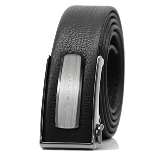 皮尔卡丹皮带腰带裤带男士真皮自动扣头层牛皮商务休闲男式裤腰带