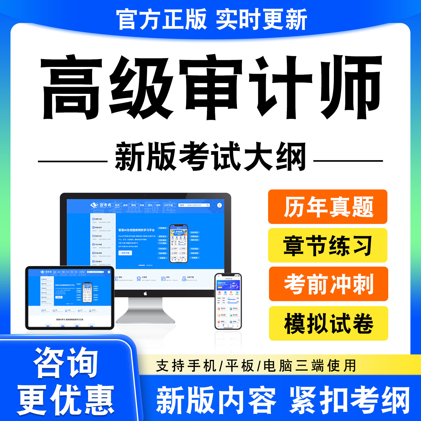 2026高级审计师考试题库资料章节练习题集非教材书真题模拟试卷