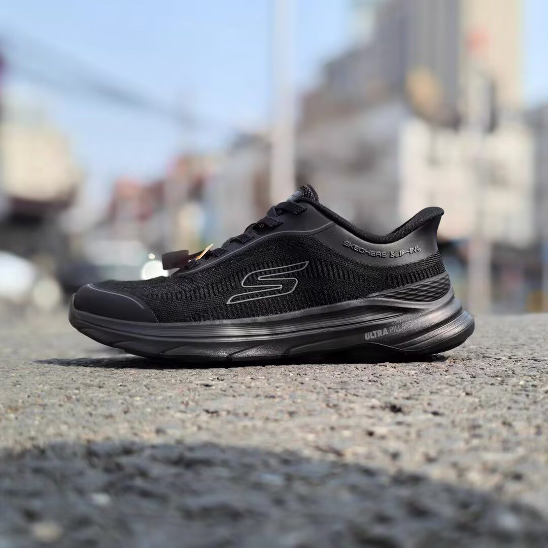 SKECHERS斯凯奇GO WALK 8男士健步鞋健步鞋全黑色216808-BBK