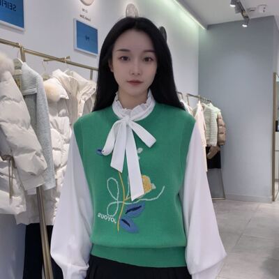 诗凡黎女士时尚简约针织衫3EC130091