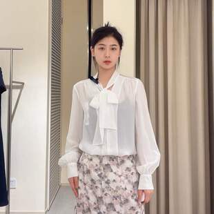 衬衫 女士优雅休闲长袖 10G1QA01M099 SHOP TKY