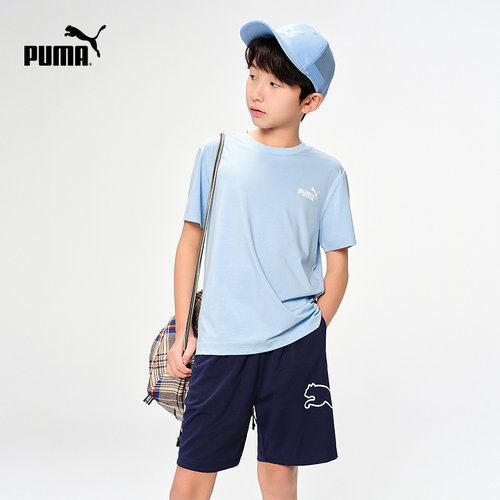 PUMA彪马官方童装裤子儿童短裤时尚休闲裤运动裤353225110202