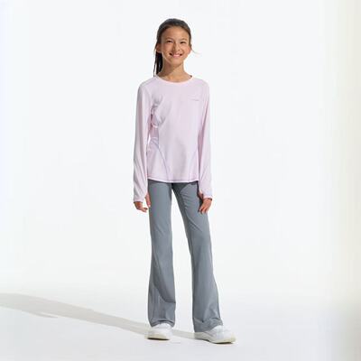 moodytiger 女童圆领长袖T恤 针织上衣62210110