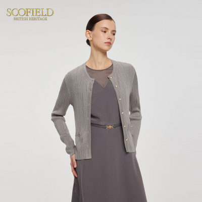 Scofield圆领开衫SFCKF23010