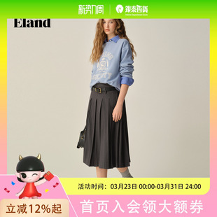 Eland衣恋卫衣女宽松休闲套头衫