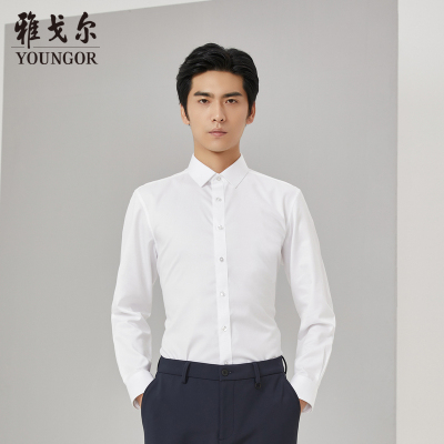 雅戈尔男短袖衬衫YLDP190005BFY