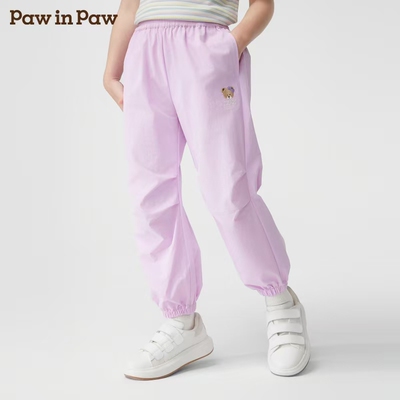 PawinPaw卡通小熊童装年春夏男女童舒适运动休闲长裤PCTAF2333E