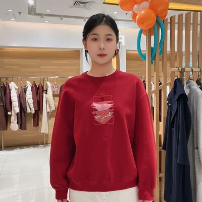 菲姿 女士简约时尚卫衣F4A107