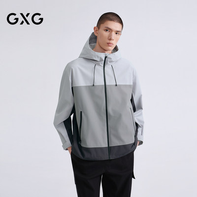 GXG男装 休闲连帽夹克 G26X211022