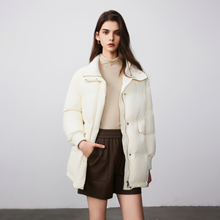 羽绒服款 百家好立领短款 鸭绒面包服小个子 House Basic