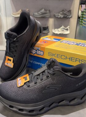 斯凯奇男子时尚休闲 WALK GLIDE-STEP 2.0男士健步鞋217017-BBK