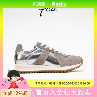 fed时尚阿甘鞋秋季女鞋厚底德训鞋真皮休闲鞋女款FWS509