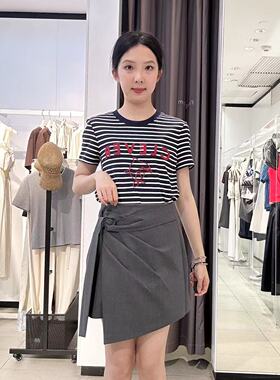 PEACEBIRD/太平鸟女士简约休闲半身短裙A1GEF2520