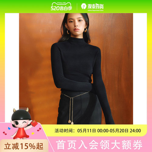 JZ玖姿女装无缝一体叠穿打底衫女冬季